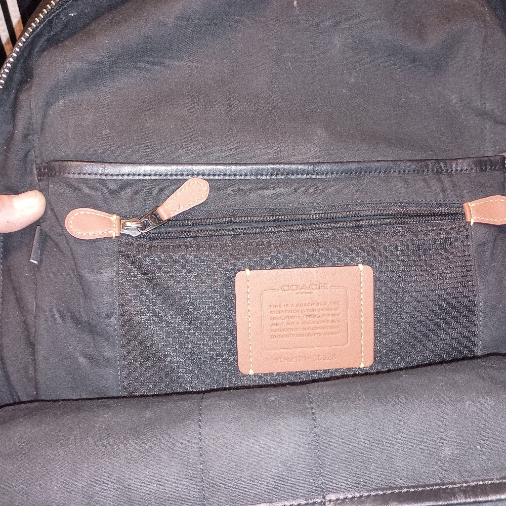Coach Brown Leather Men's Bag - Picture 9 of 16
